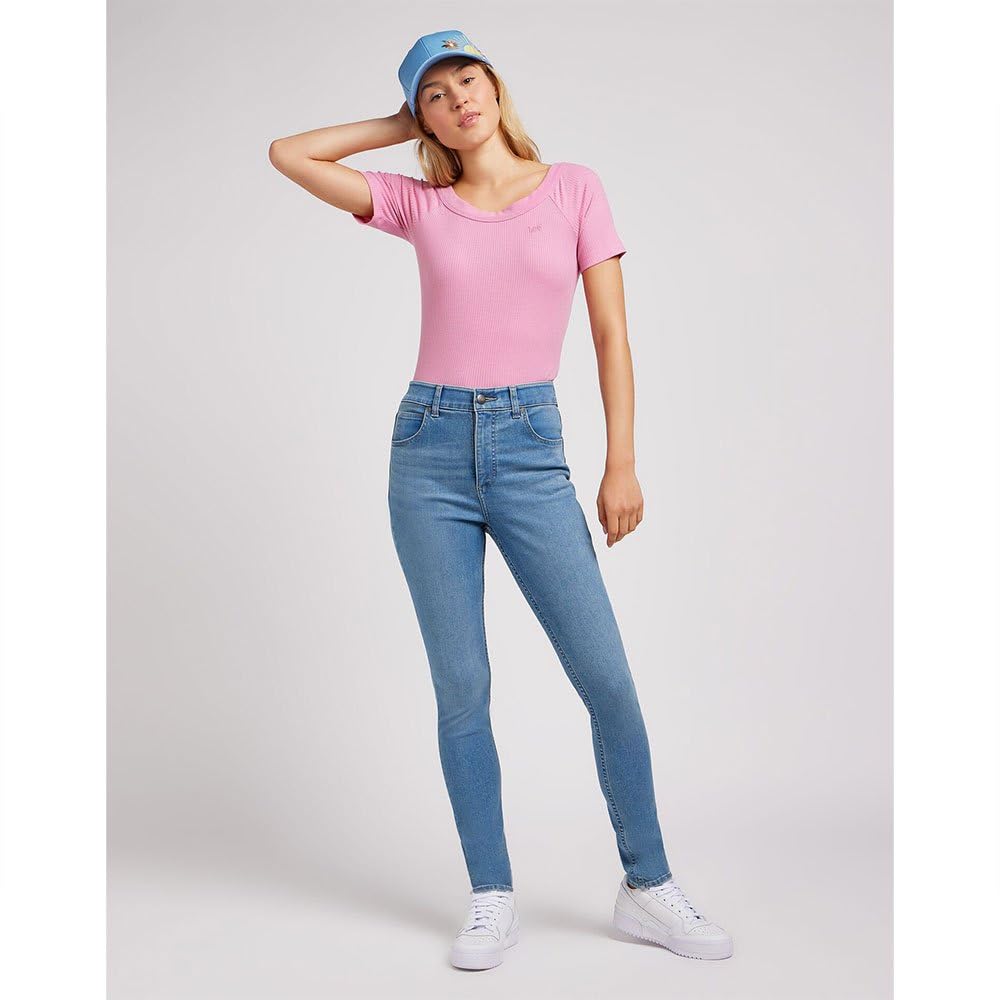 Lee High Rise Skinny jean femme Sugar Cloud 38W 33L