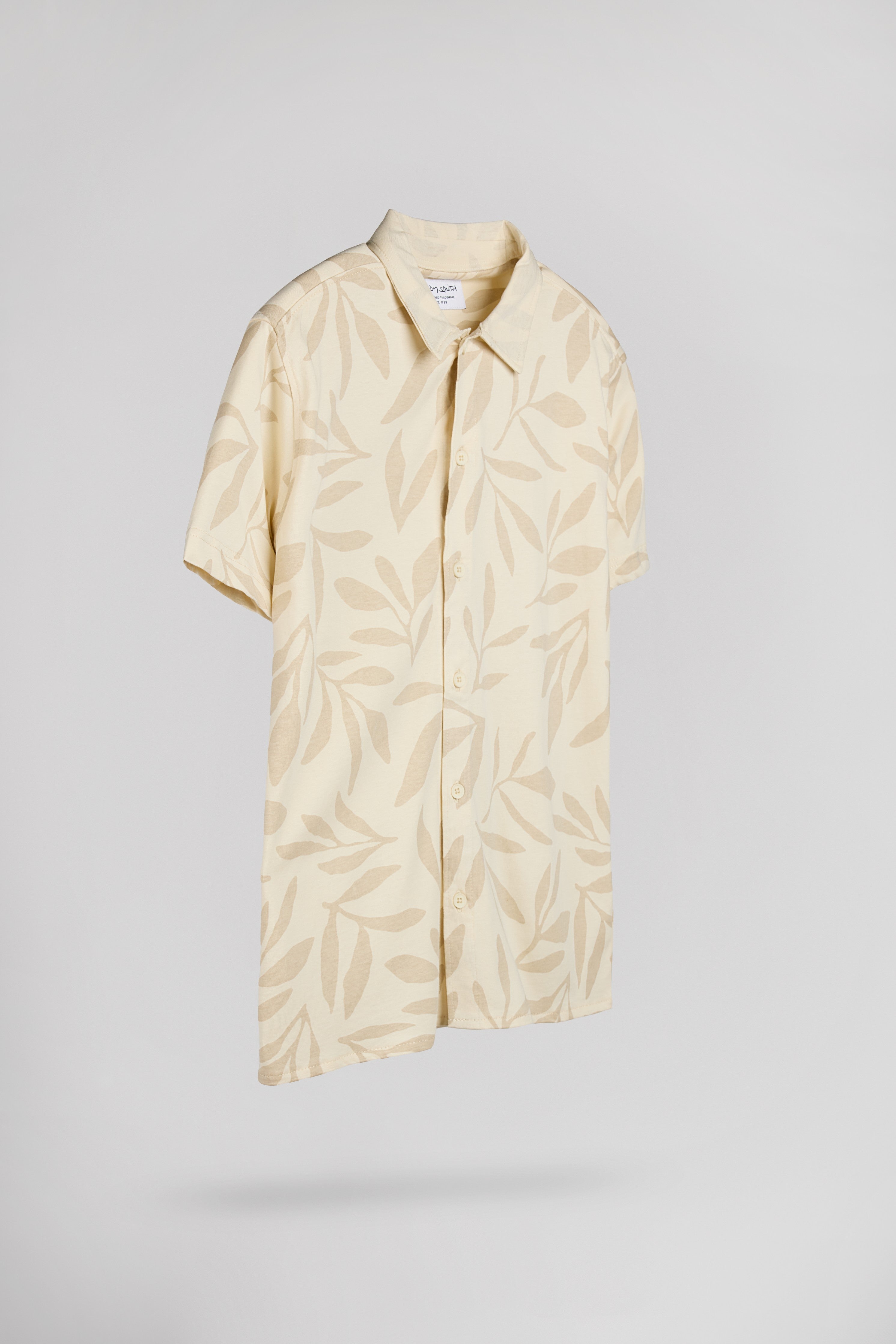 Teddy Smith C-Aresk MC JR chemise garçon cream floral