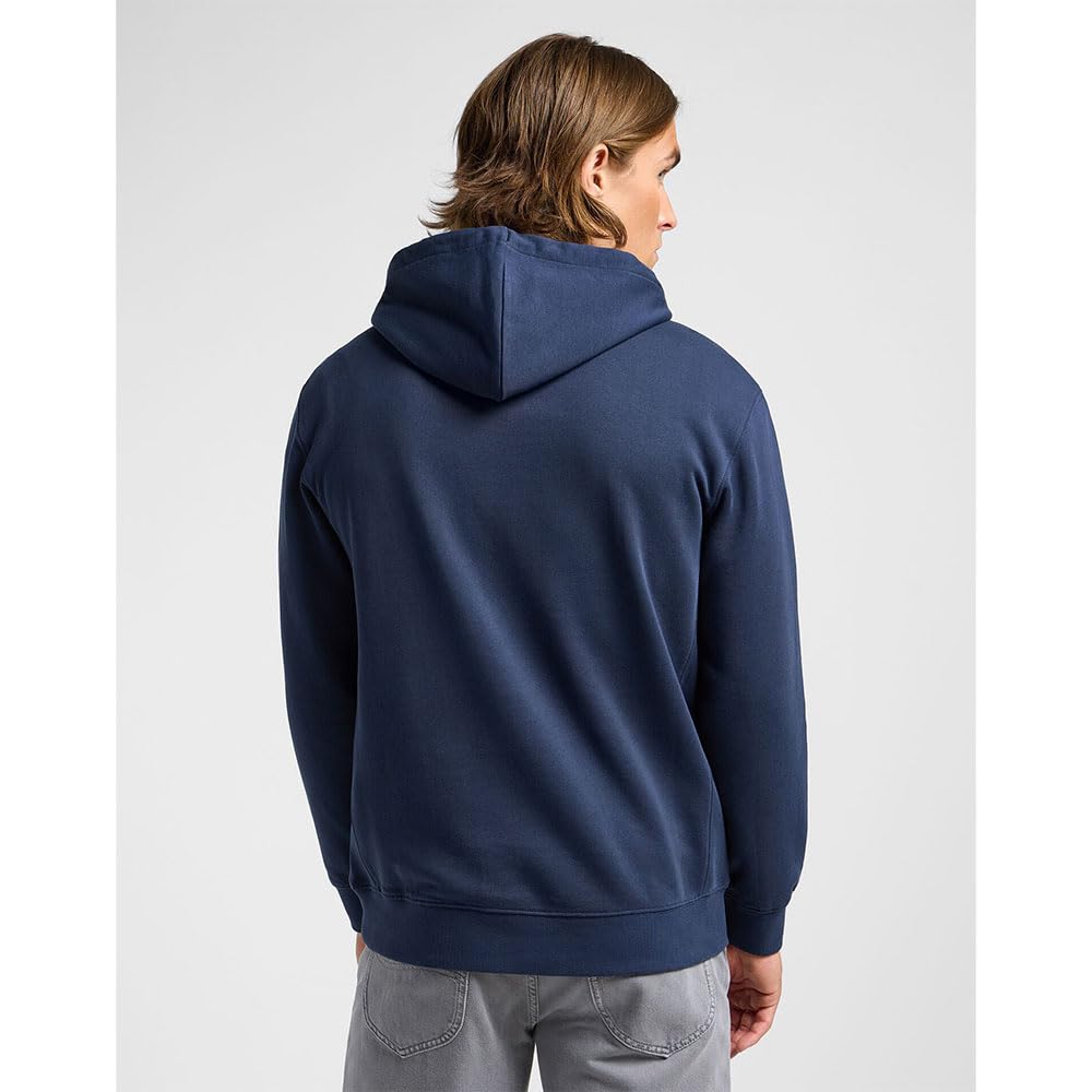 Lee Plain Hoodie sweat homme Mood Indigo XL coton