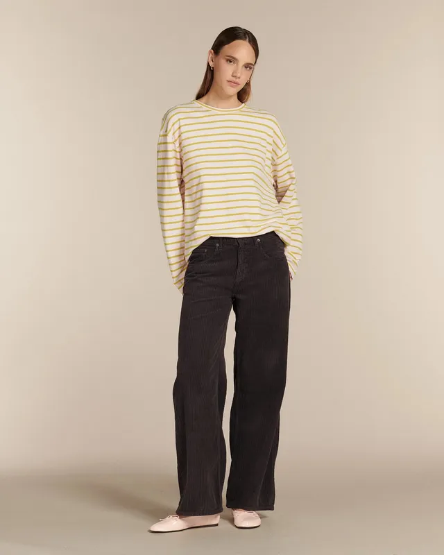 Labdip River Corduroy Dye pantalon velours truffe coton