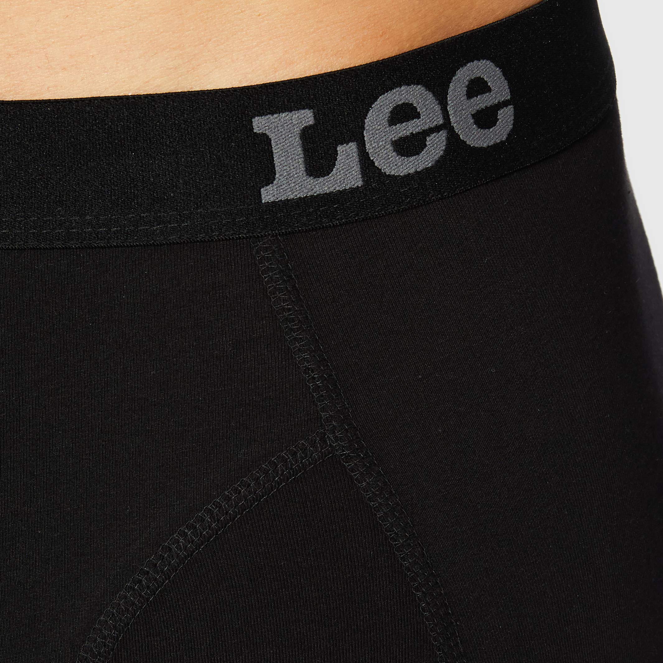 Lee Trunk Boxer Homme Noir Lot de 2 Coton