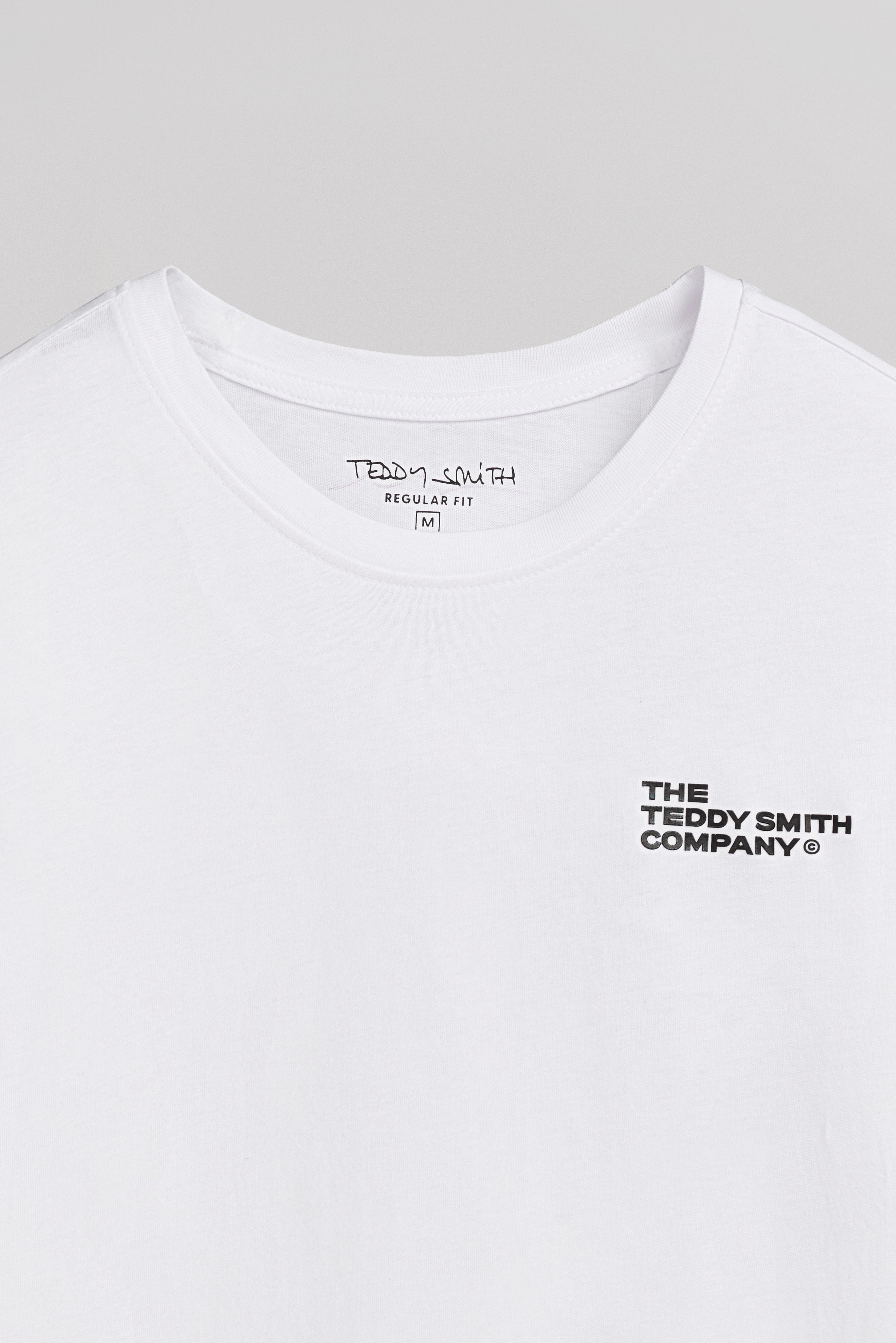 Teddy Smith T-Pany MC t-shirt homme blanc coton
