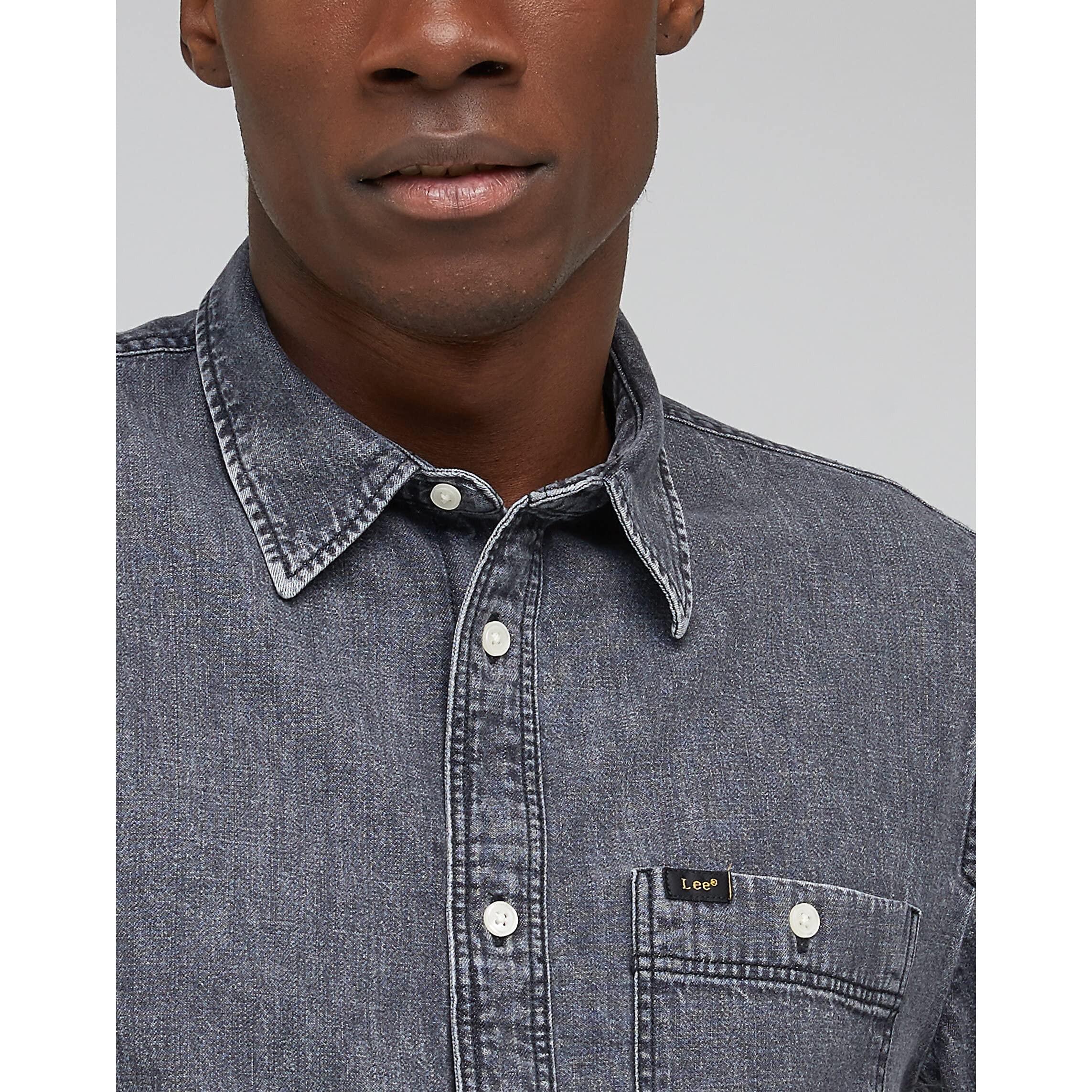 Lee Sure t-shirt homme New Gray manches courtes