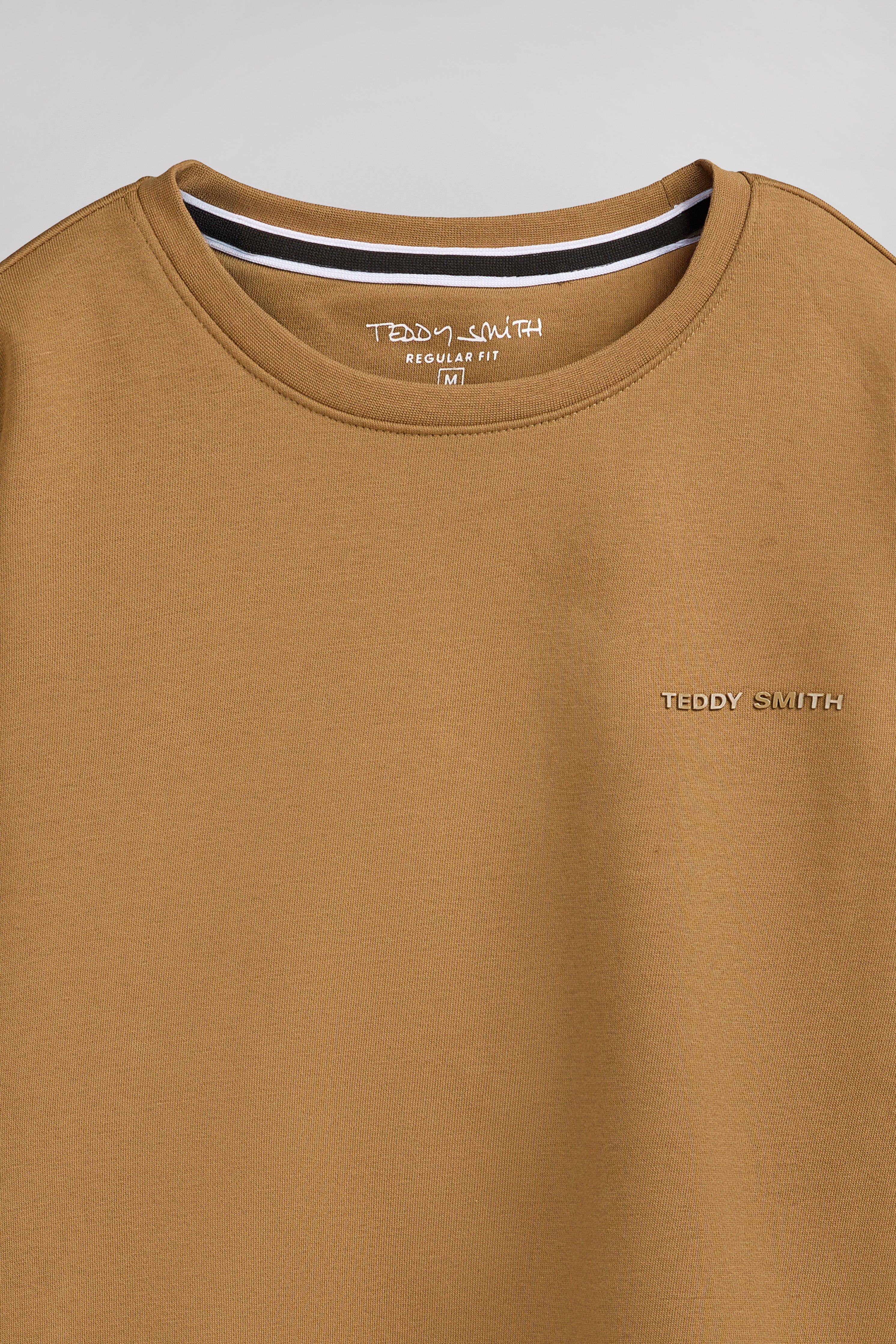 Teddy Smith S-Nark sweat noisette col rond