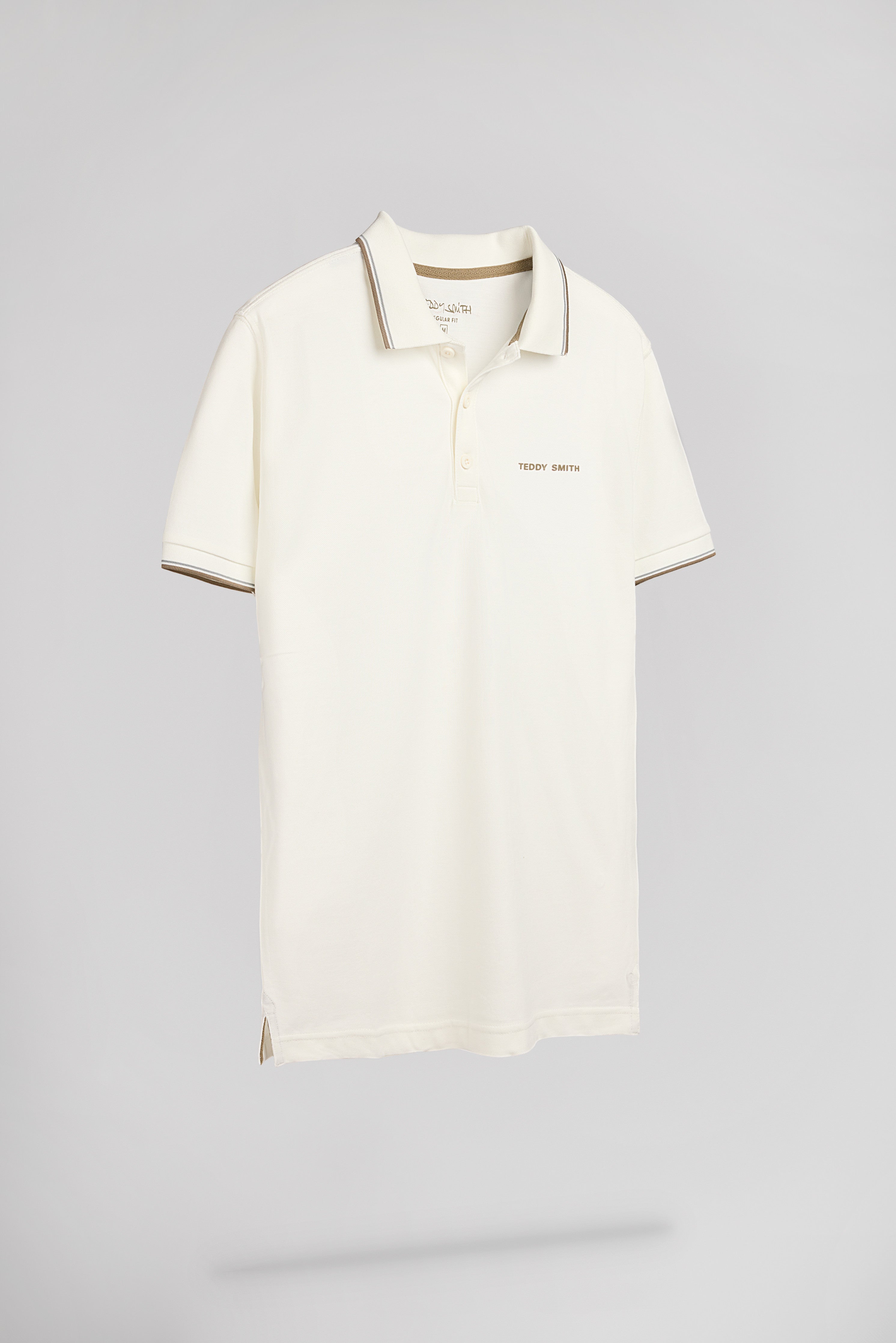 Teddy Smith Pasian 2 polo homme middle white droit