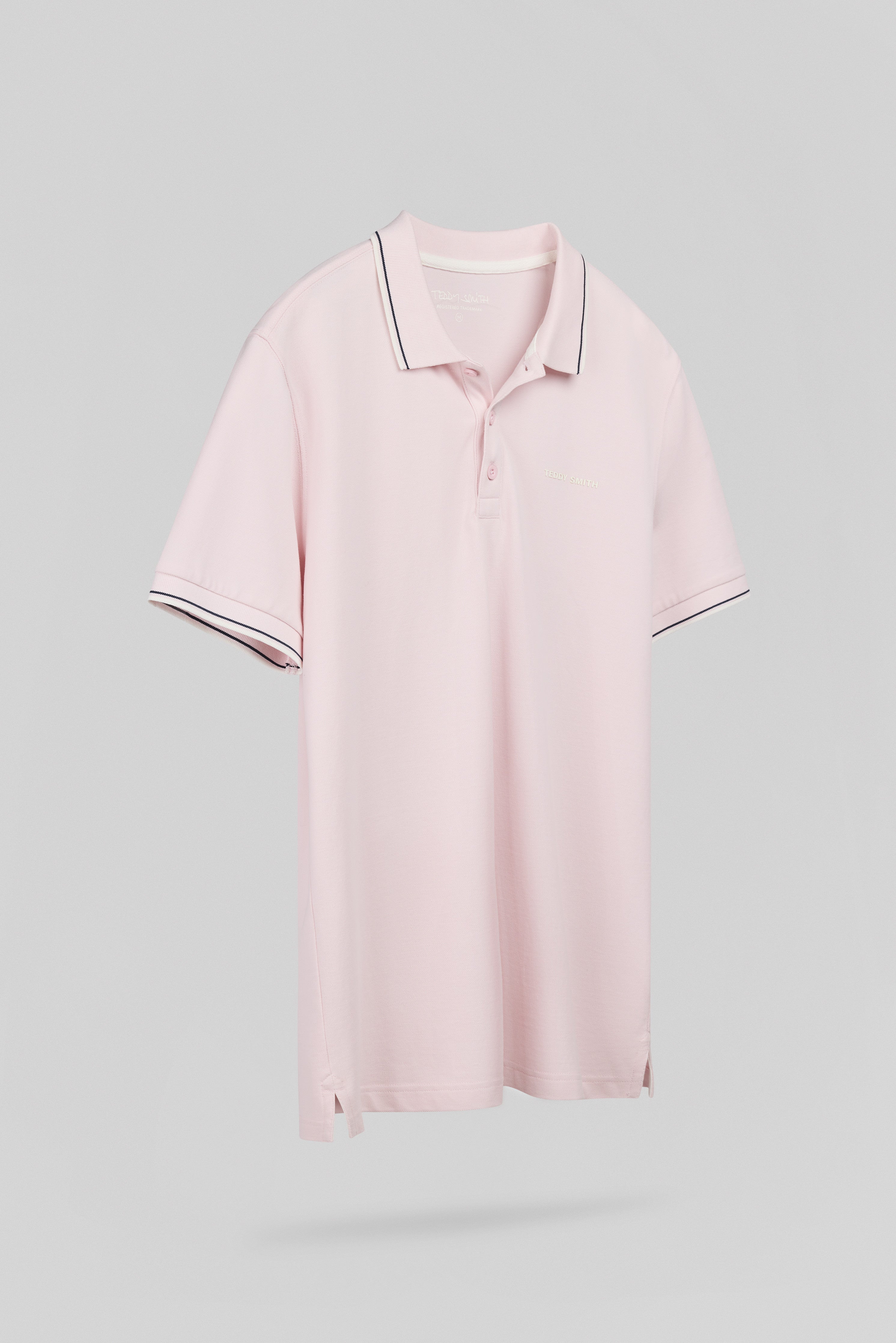 Teddy Smith Pasian 2 polo coton rose quartz homme