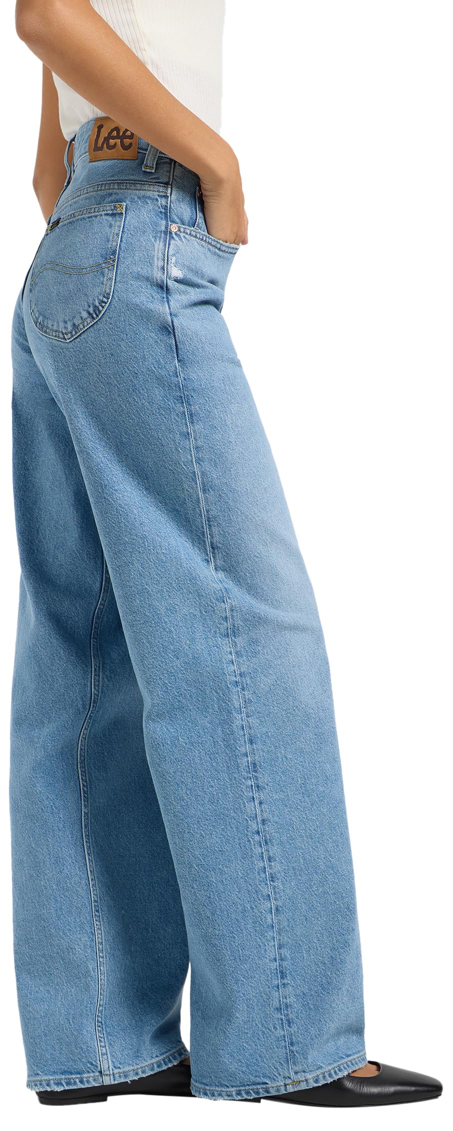 Lee Rider Loose jean femme Blue Koi 28W/31L ample