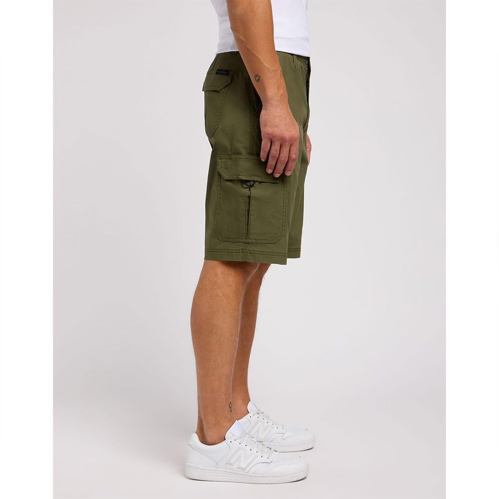 Lee Extreme Motion short cargo Olive Night 33W stretch