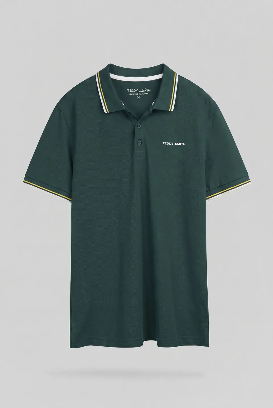 Teddy Smith Pasian 2 polo piqué homme vert pin coton
