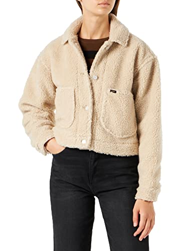 Lee Sherpa veste femme écru XXL cropped