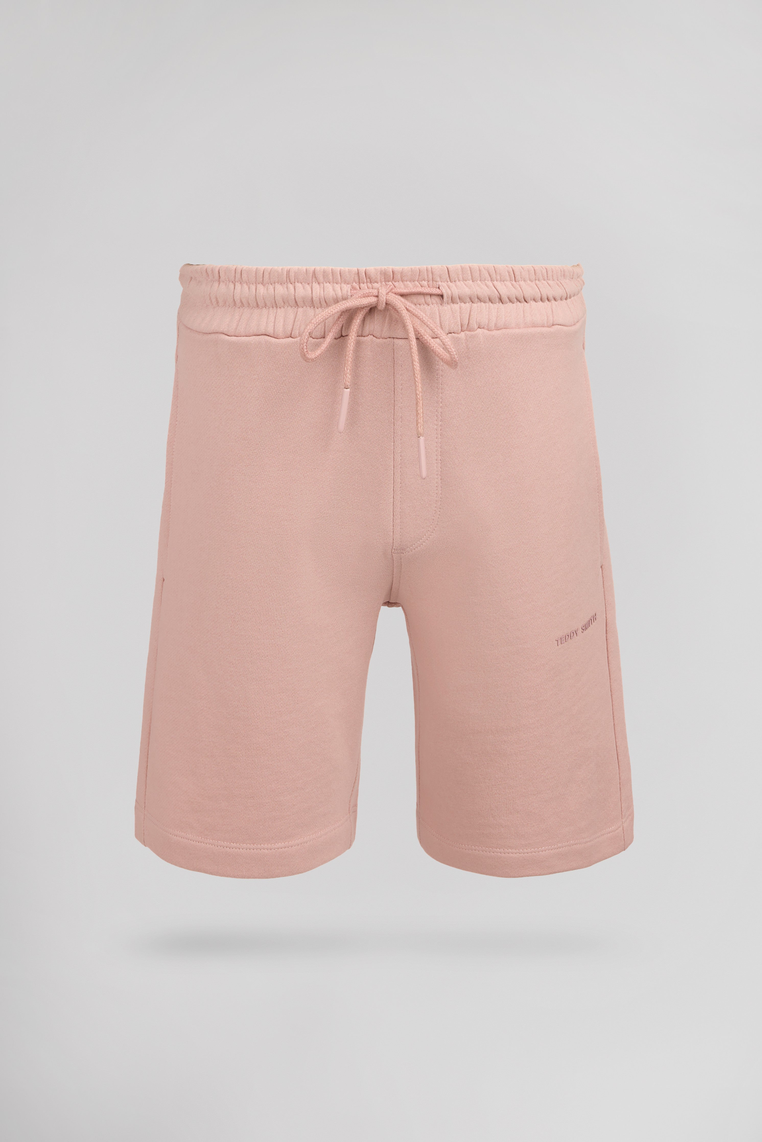 Teddy Smith S-Narky SH JR Bermuda garçon rose pastel molleton