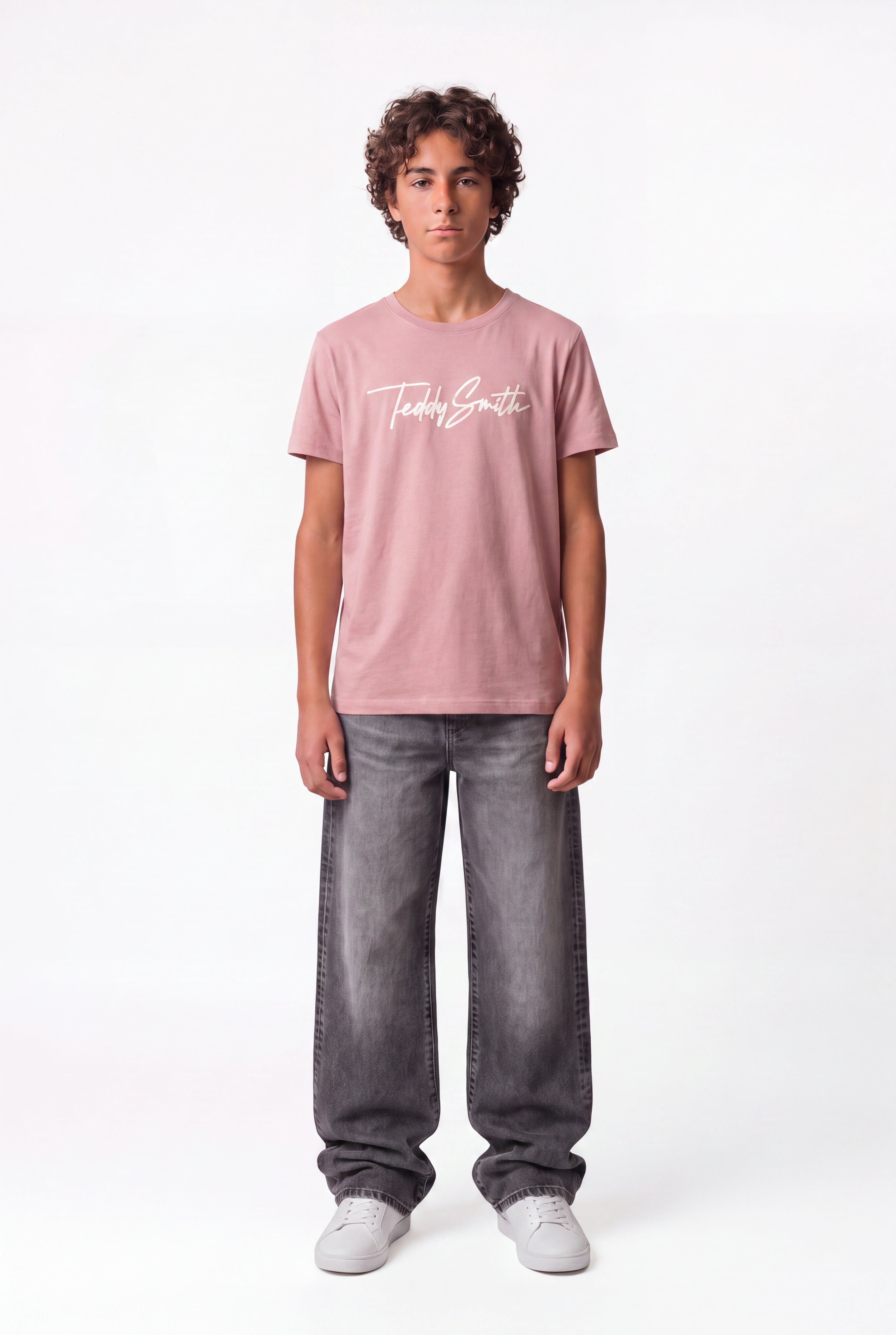Teddy Smith T-Evan MC JR t-shirt Wood Rose garçon