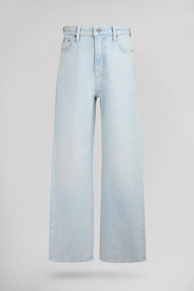 Teddy Smith P-Electra JR jean large taille haute bleached