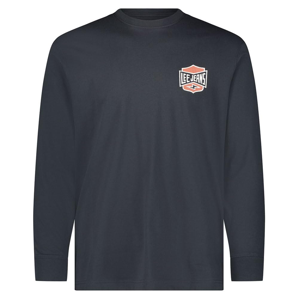 Lee Ls Ess Seasonal Tee t-shirt homme L noir délavé