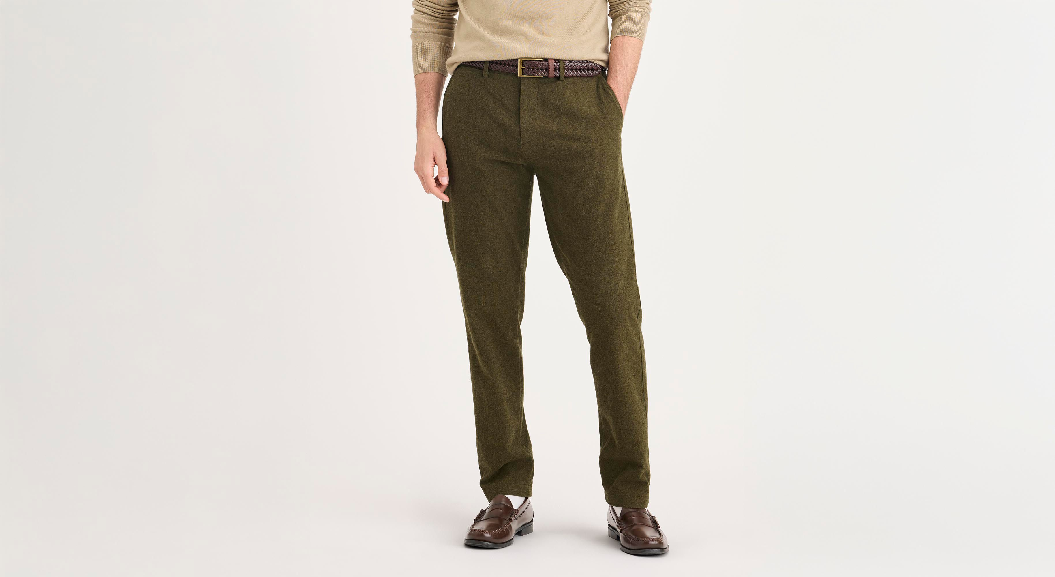 Dockers Crafted Khaki Slim Fit chino vert hammond hiver