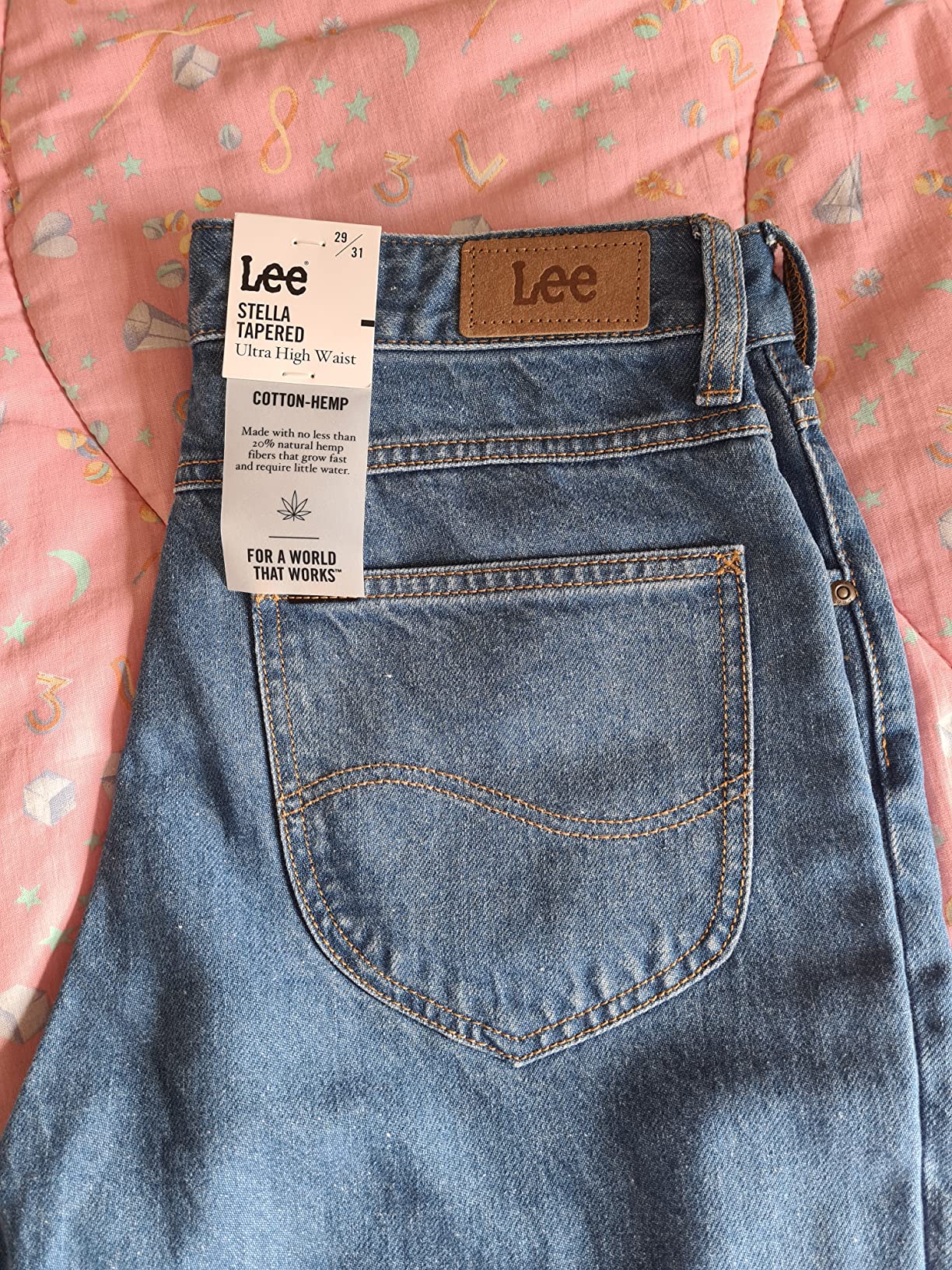 Lee Stella Tapered jean worn iris fuselé