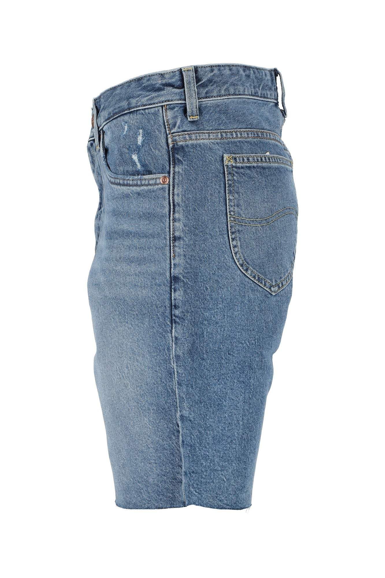 Lee Rider Loose Short short femme 28W Down The River denim