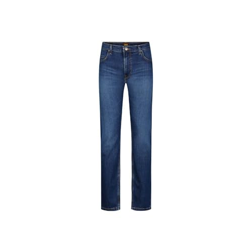 Lee Rider jean homme slim droit délavage road