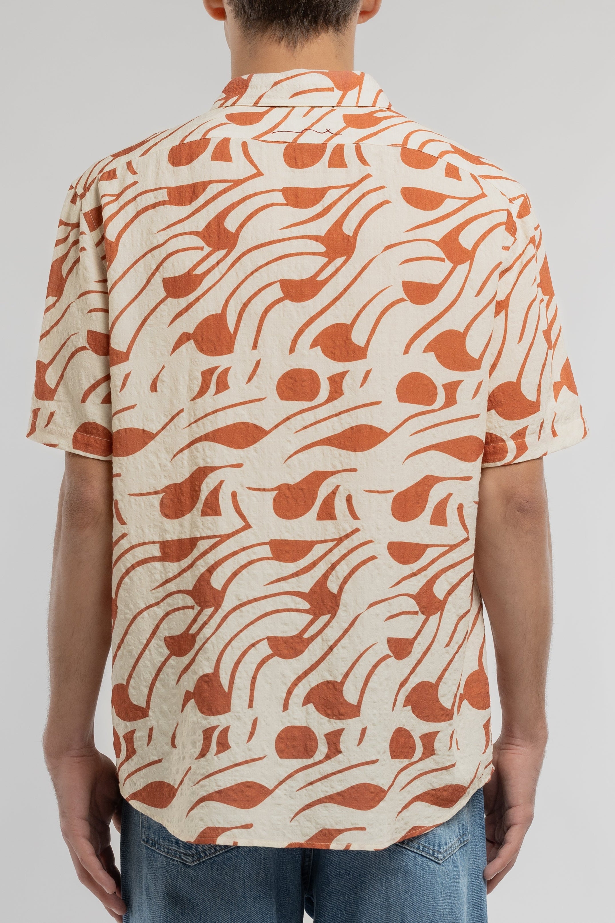 Teddy Smith C-Dixon MC chemise homme cream motifs