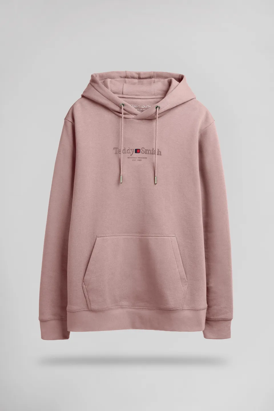 Teddy Smith S-Jim Hoody sweat capuche rose homme