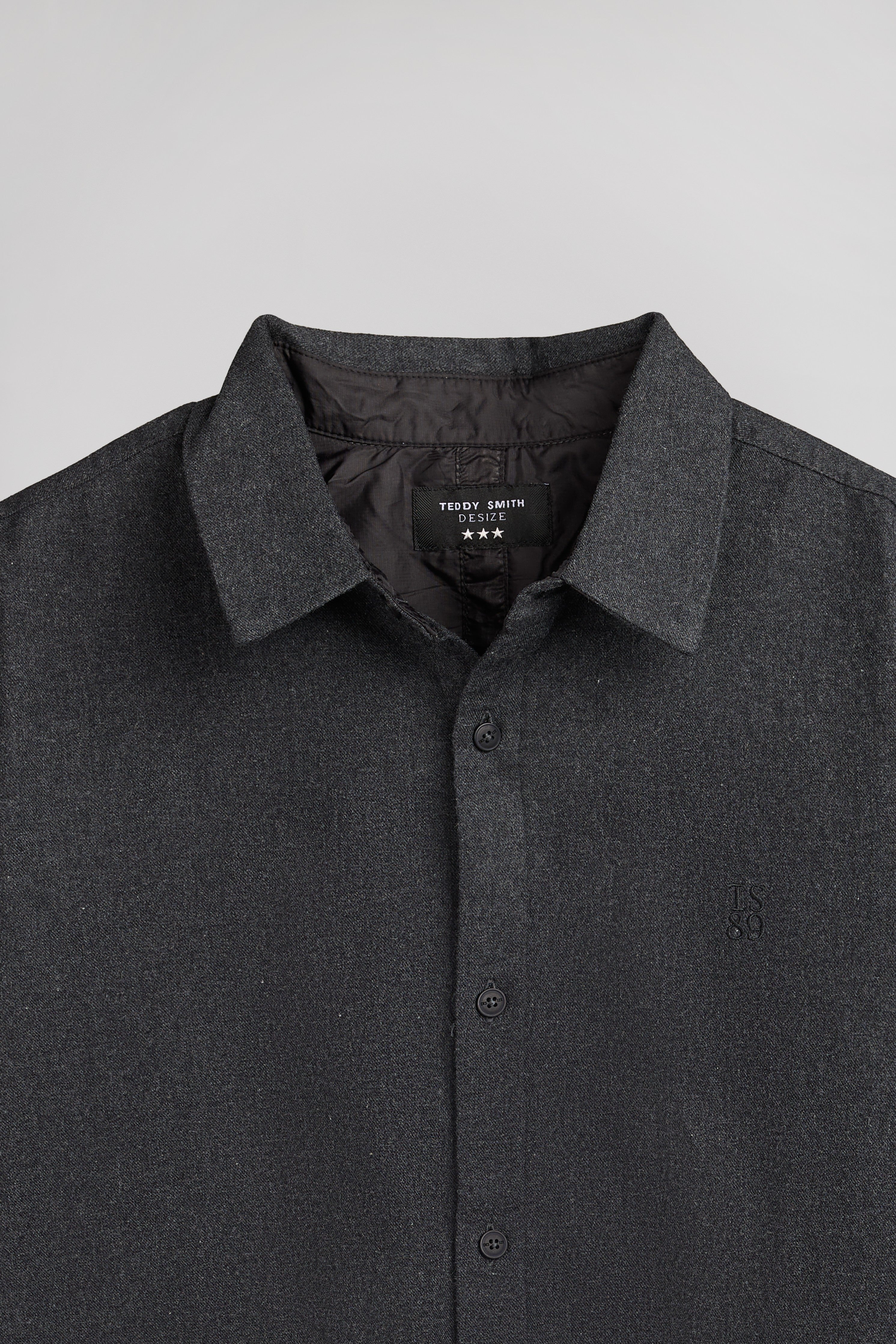 Teddy Smith C-Odin chemise flanelle Melange Black taille S