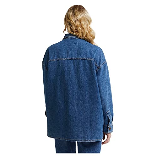 Lee Shacket veste-chemise femme XL Hazy Indigo denim léger