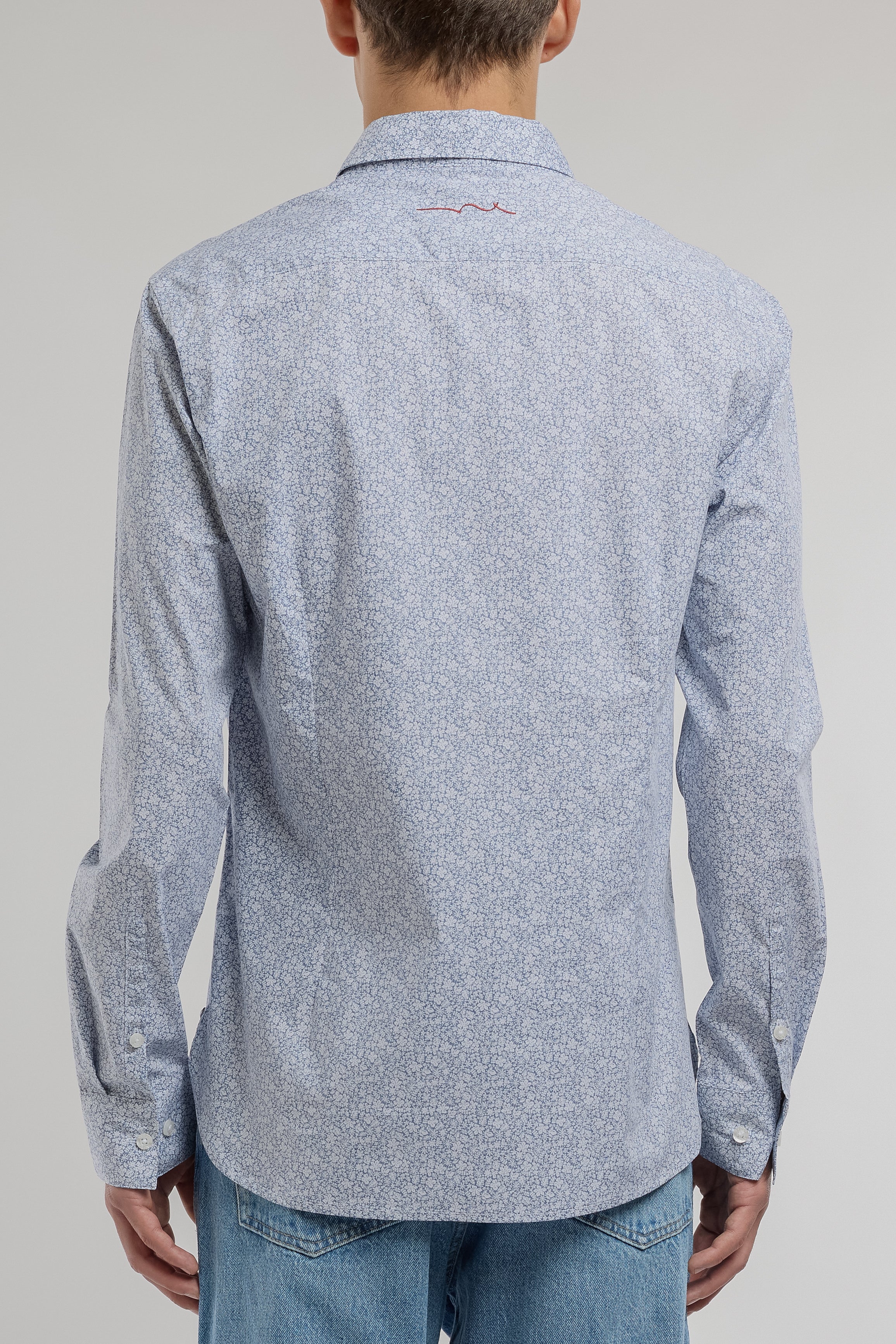 Teddy Smith Carton ML chemise navy floral homme