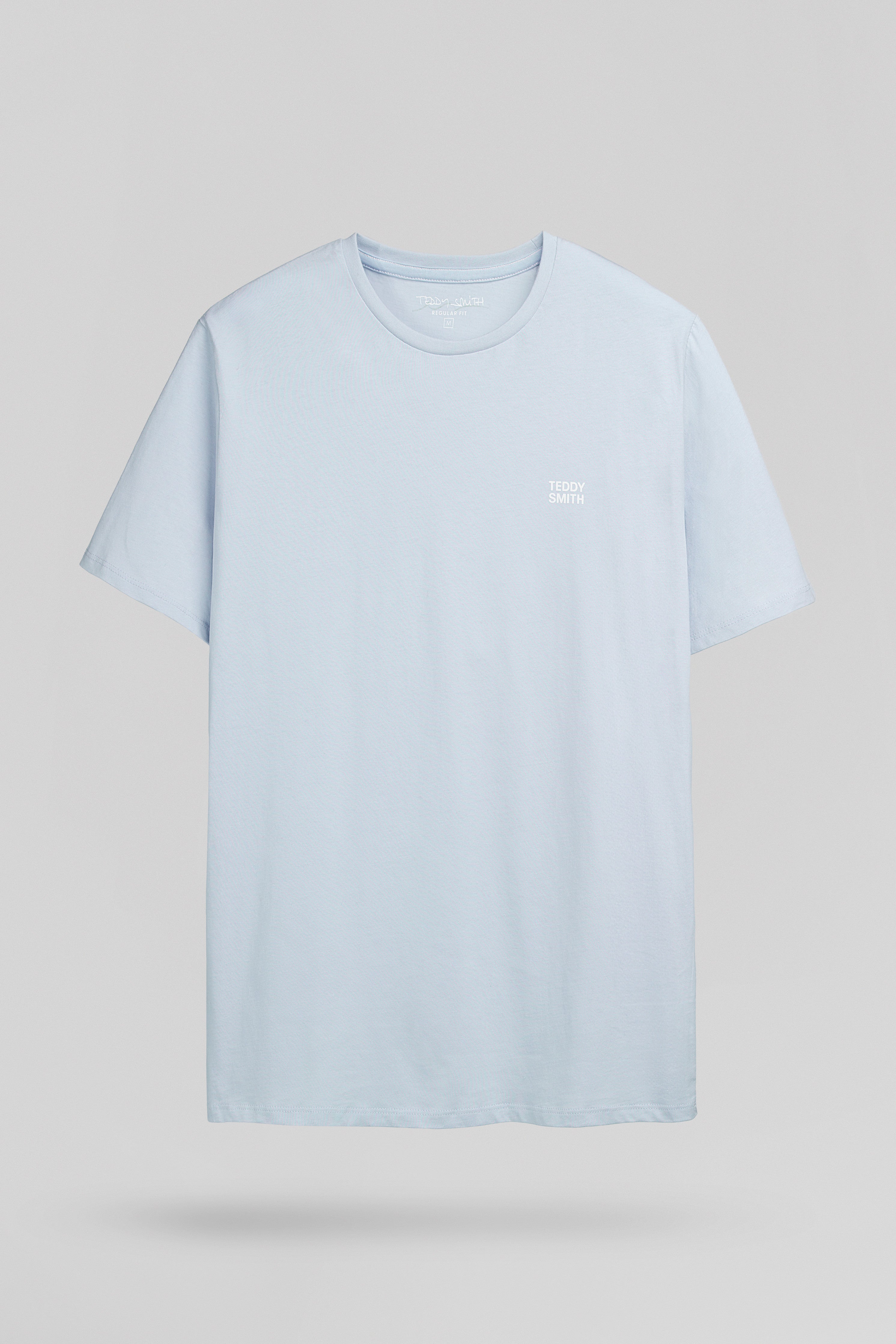 Teddy Smith The Tee 1 MC t-shirt homme bleu chiné