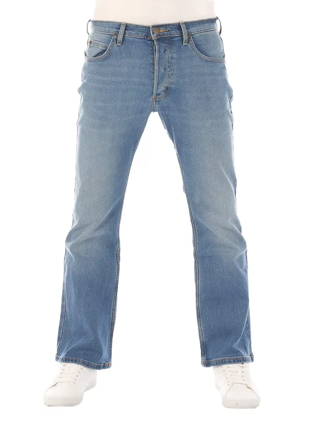 Lee Denver jean homme bootcut bleu denim stretch coton