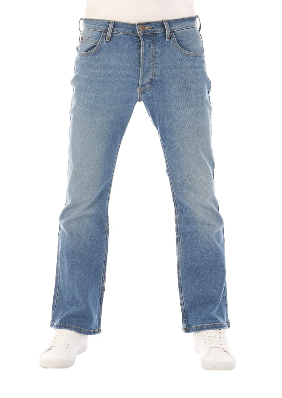 Lee Denver jean homme bootcut bleu denim stretch coton