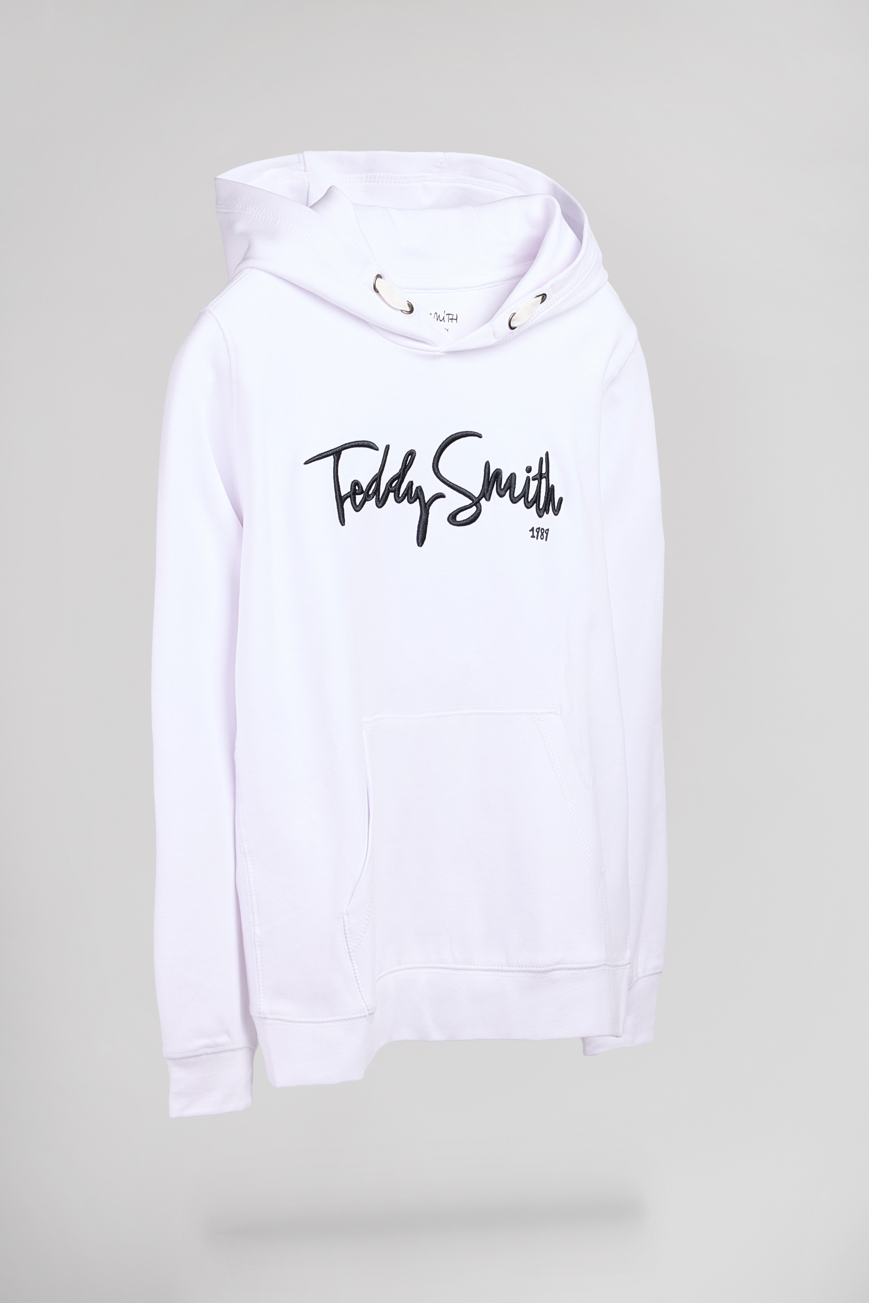 Teddy Smith S-Evry Hoody JR sweat garçon blanc coton