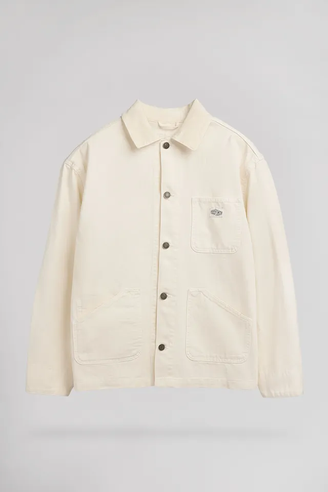 Teddy Smith V-Smile Middle White veste worker blanche