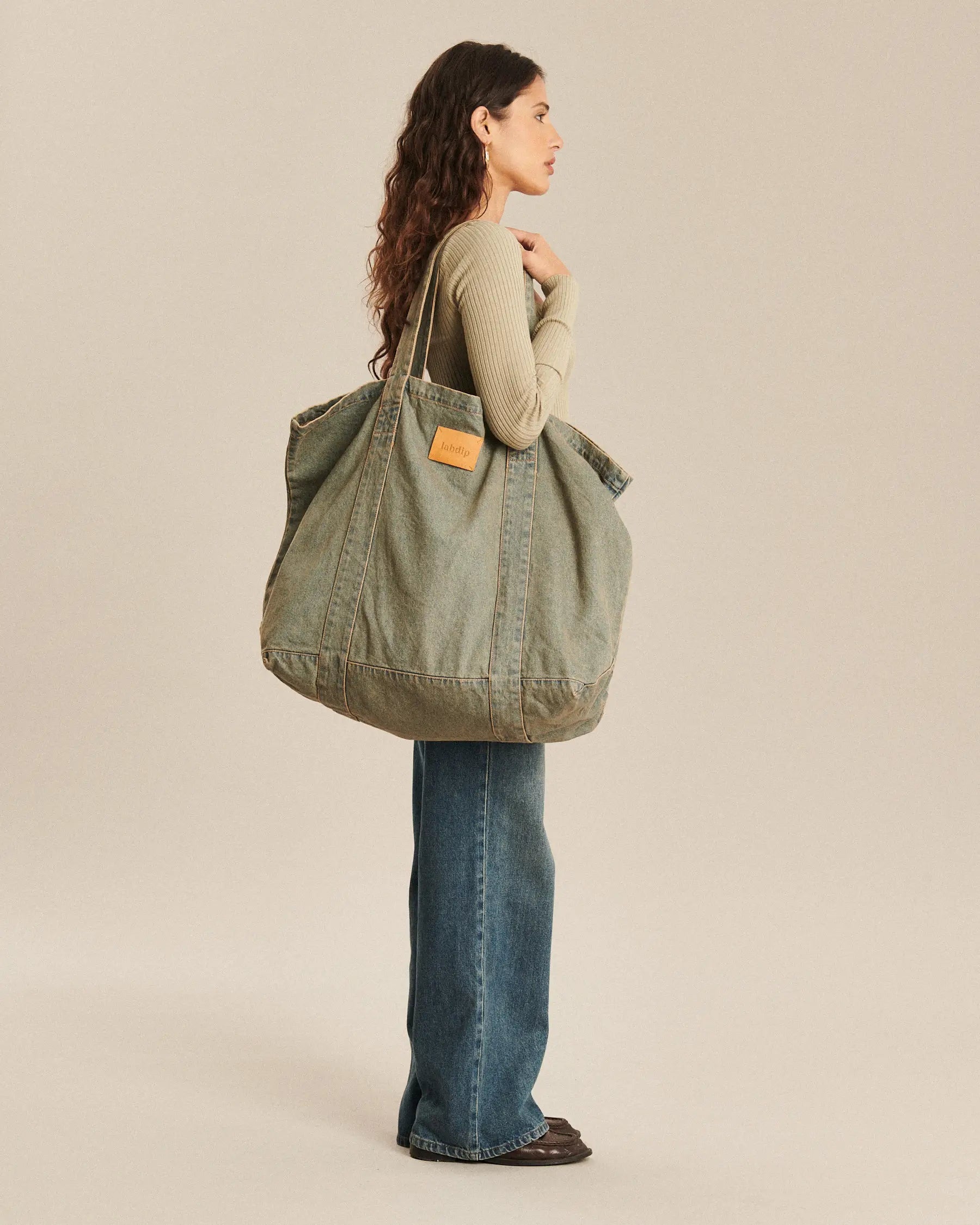 Labdip Aspen Denim Dirty Blue GB 40 cabas oversize