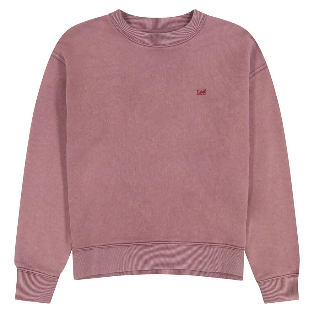 Lee Raglan Crew SWS sweat femme marron luxueux polaire