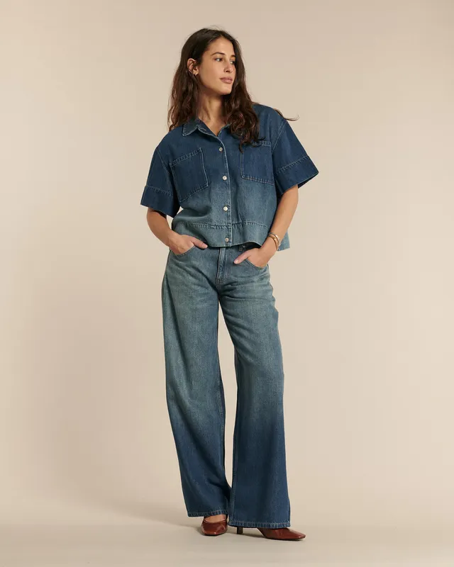 Labdip River Halo Sunfade jean boyfriend coton lyocell
