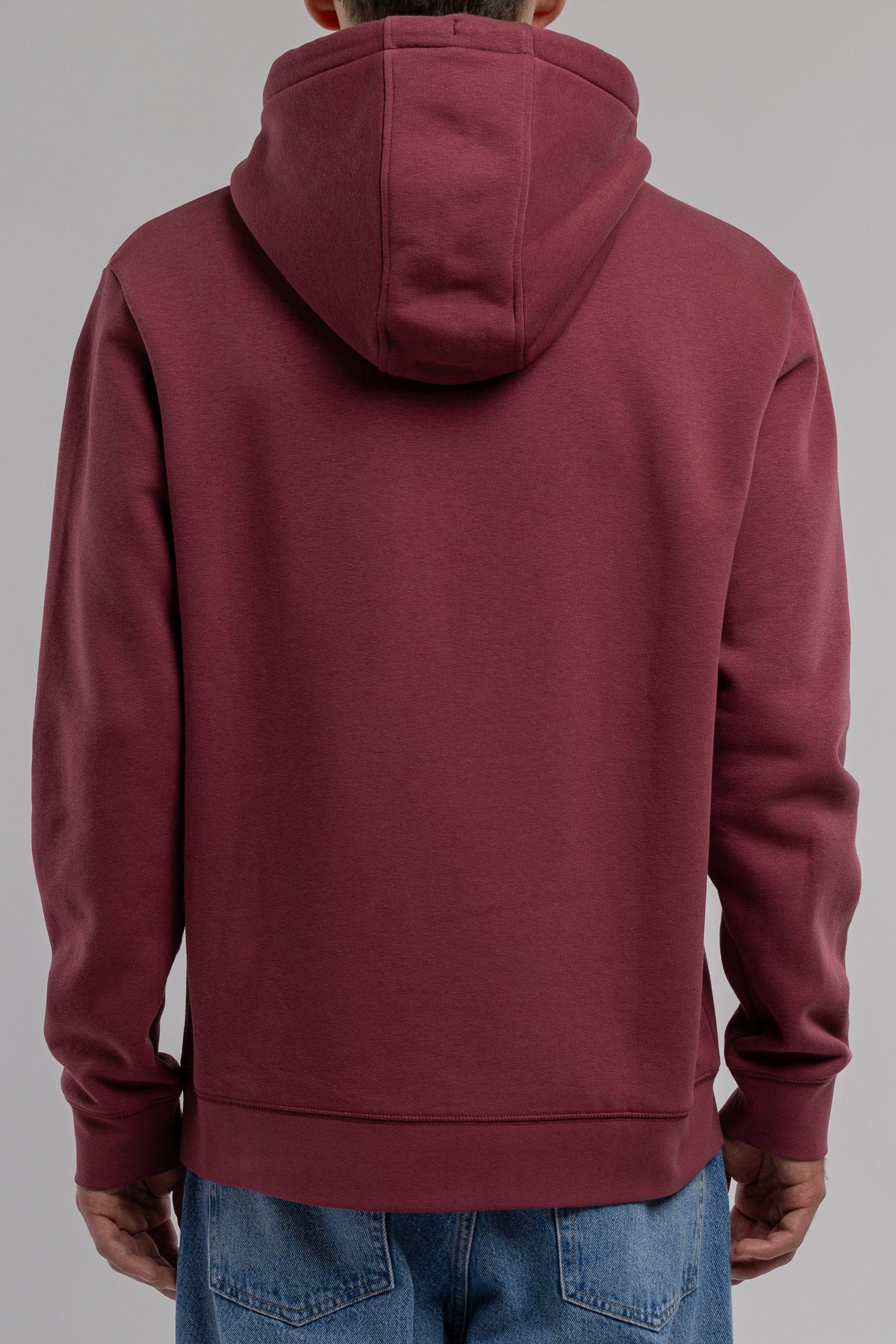 Teddy Smith S-Jim Hoody sweat capuche framboise molleton