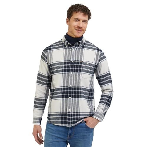 Lee Riveted Shirt t-shirt S noir coupe droite