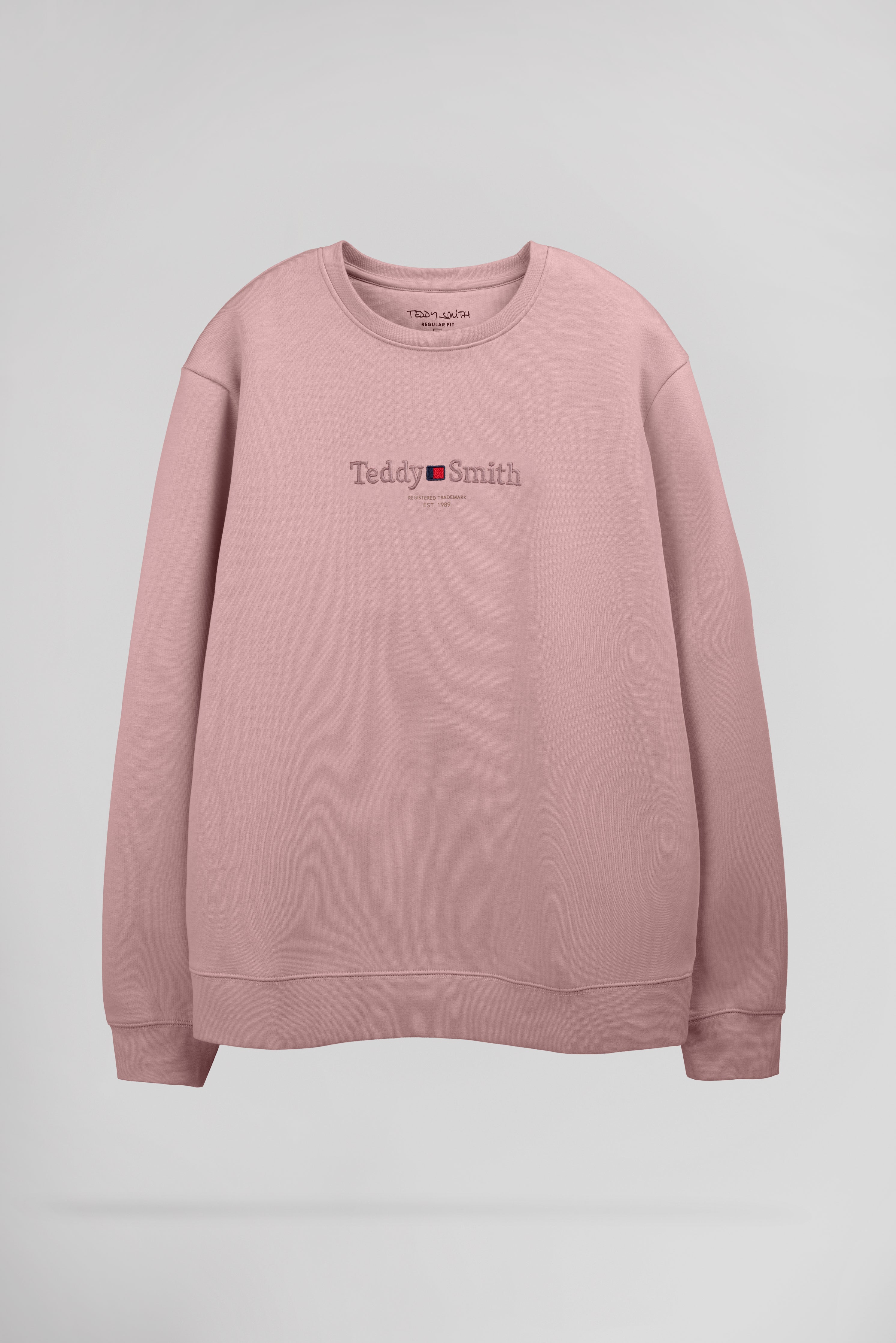 Teddy Smith S-Jim sweat homme wood rose molleton