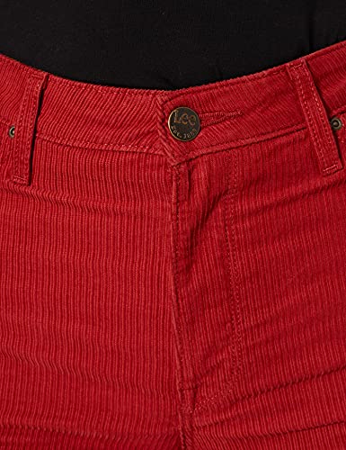 Lee Wide Leg jean large femme rouge ocre 27W x 35L