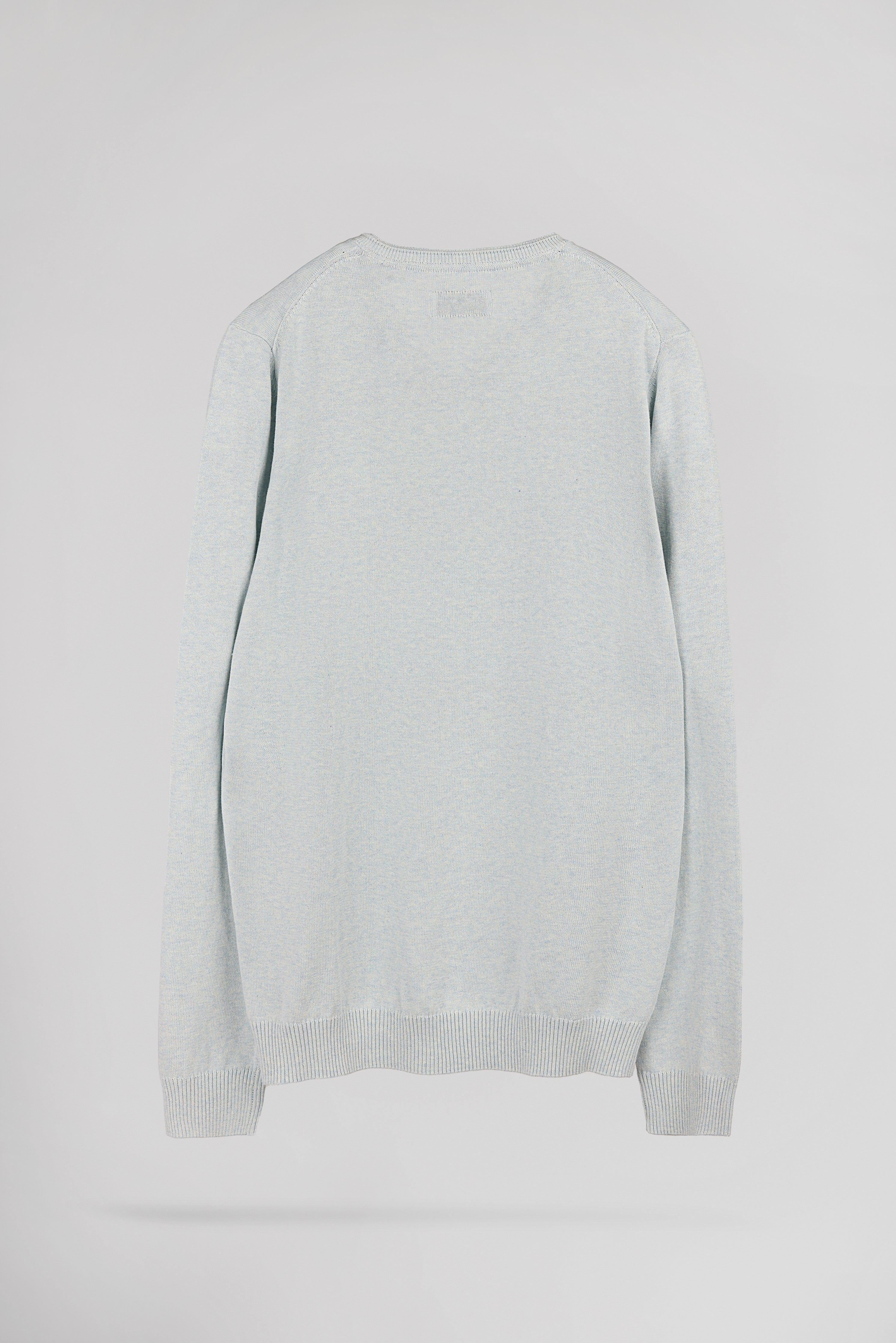 Teddy Smith Pulser 4 Pastel Blue Twisted pull col V coton