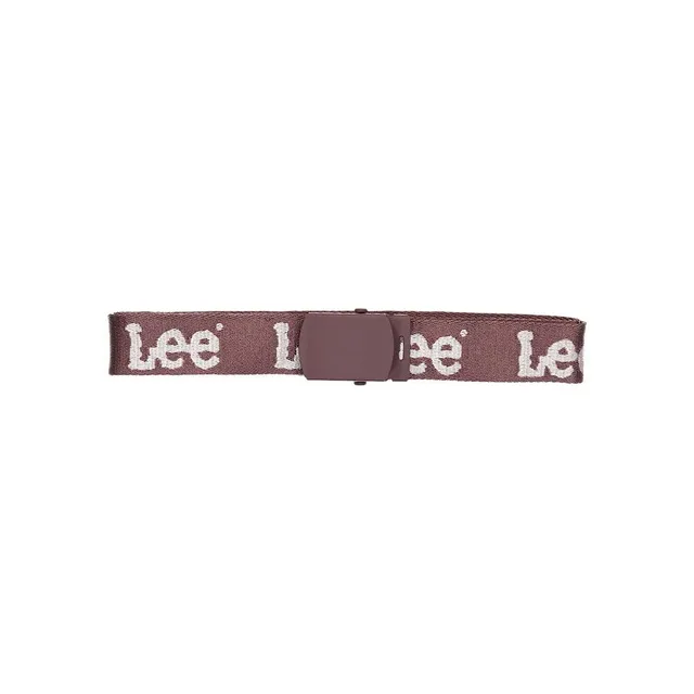 Lee Logo Belt ceinture homme noire boucle logo