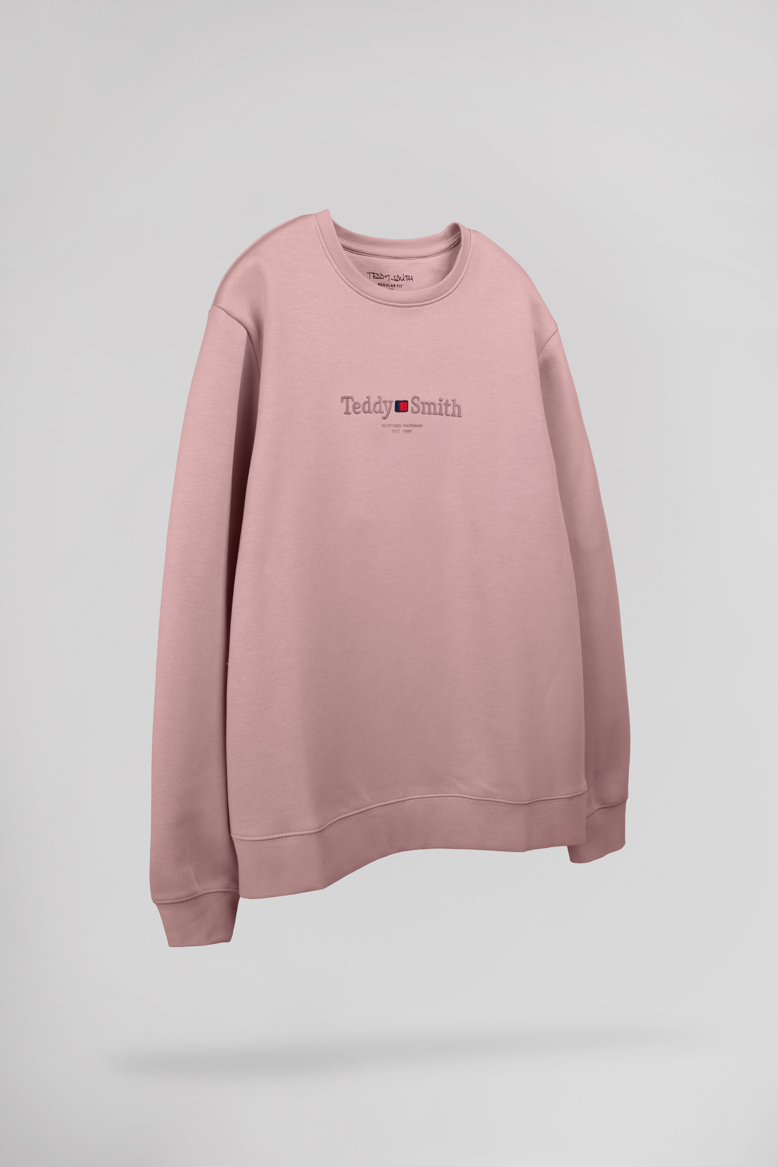 Teddy Smith S-Jim sweat homme wood rose molleton