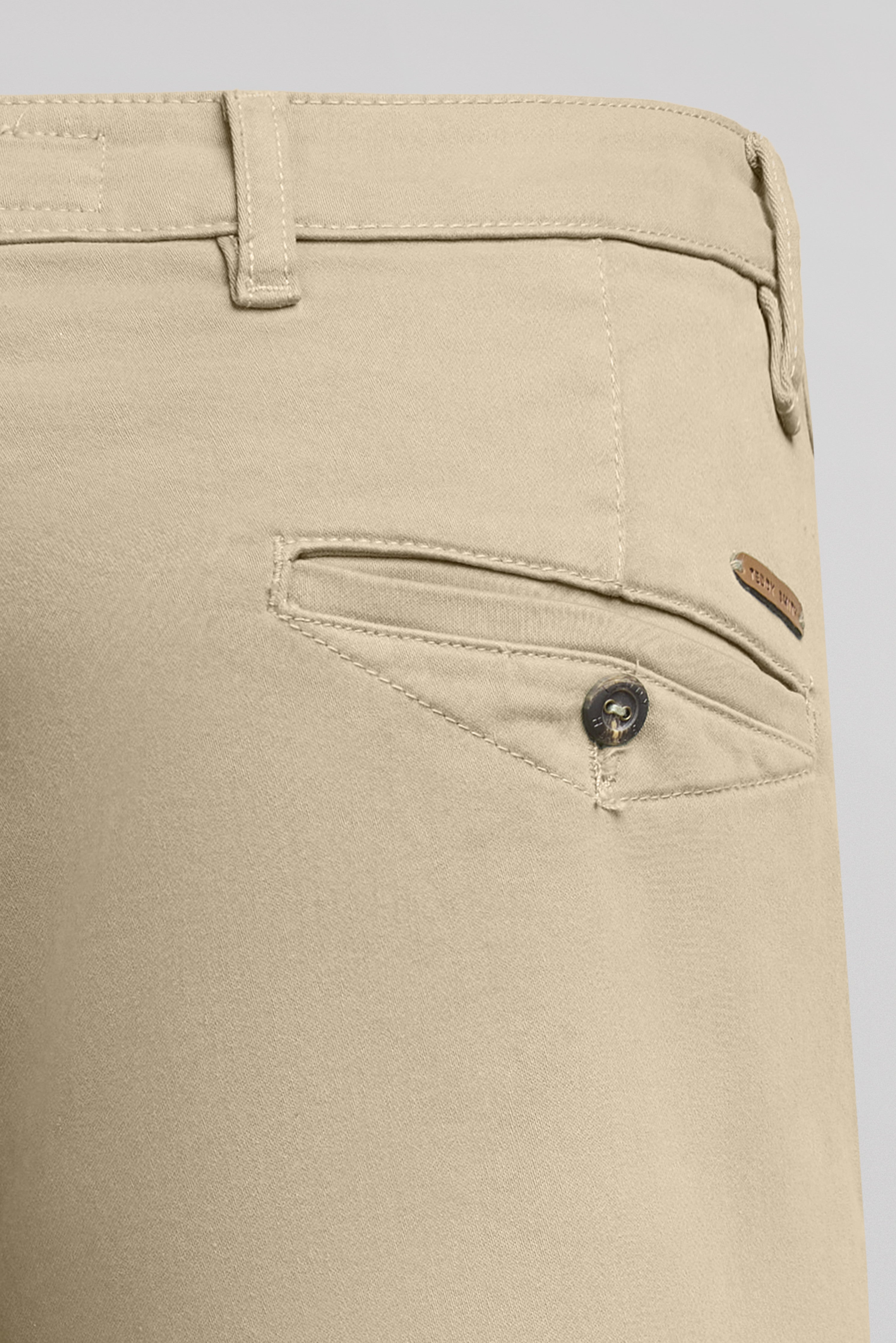 Teddy Smith Pallas Chino Sweat Dyed pantalon chino beige slim