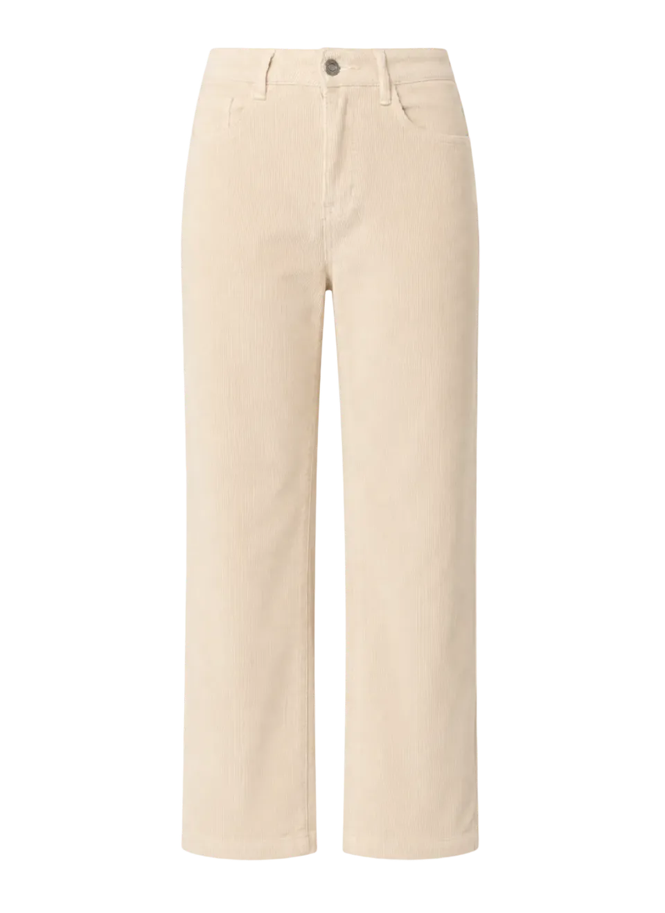 Maison Onado Giulia jean velours écru taille haute