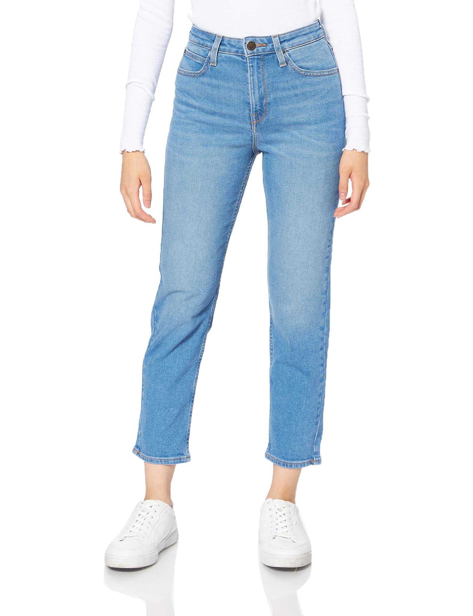 Lee Carol jean Mid Worn 25/35 taille haute