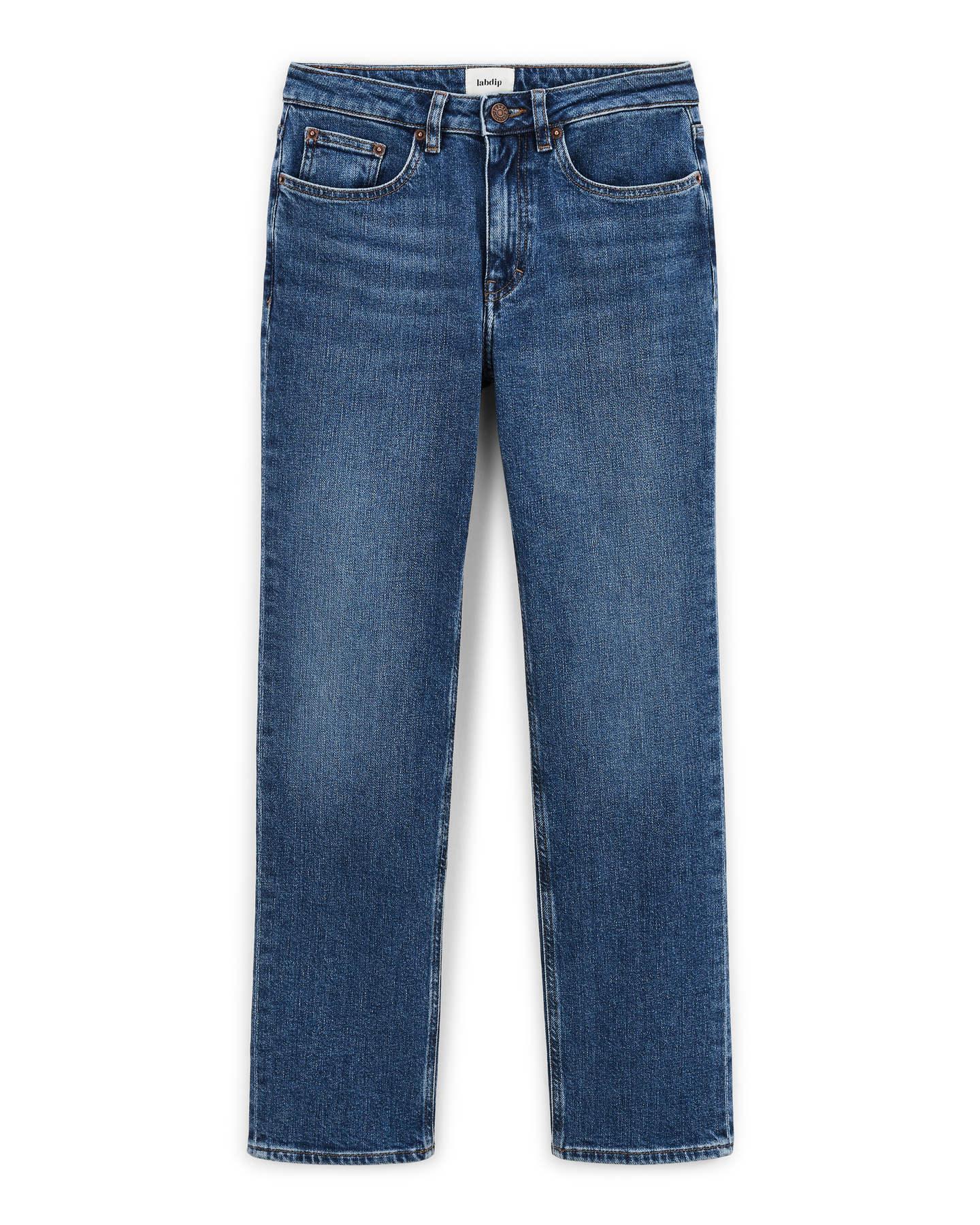 Labdip Pixie Denim Mid Blue jean droit bleu IN 30
