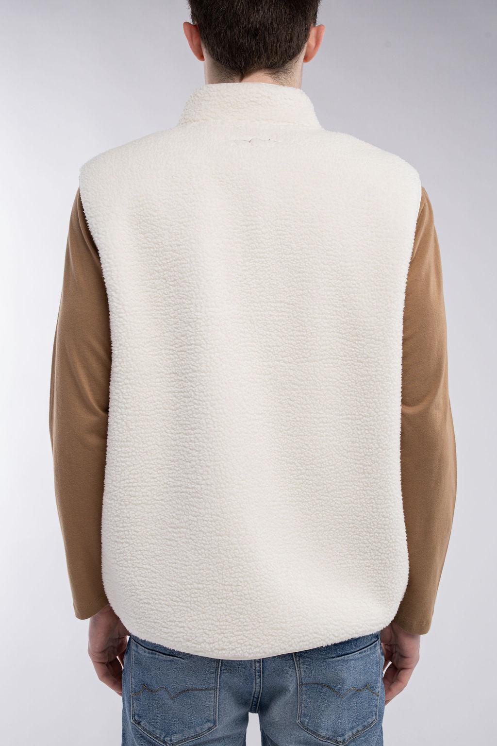 Teddy Smith B-Field veste sans manches ivoire