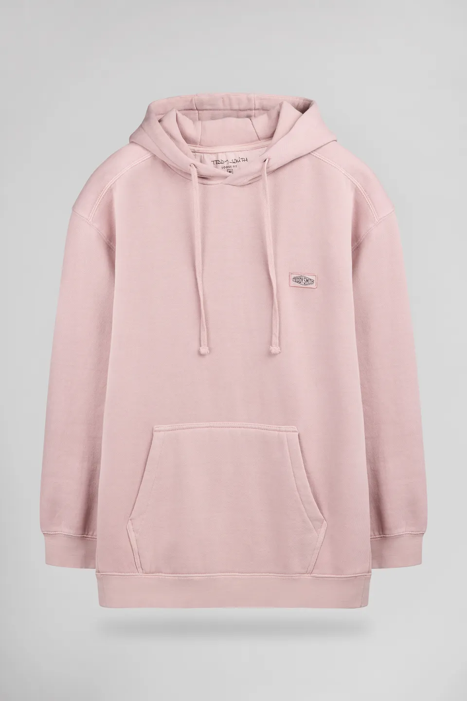 Teddy Smith S-Nateo Hoody sweat à capuche rose pastel ample