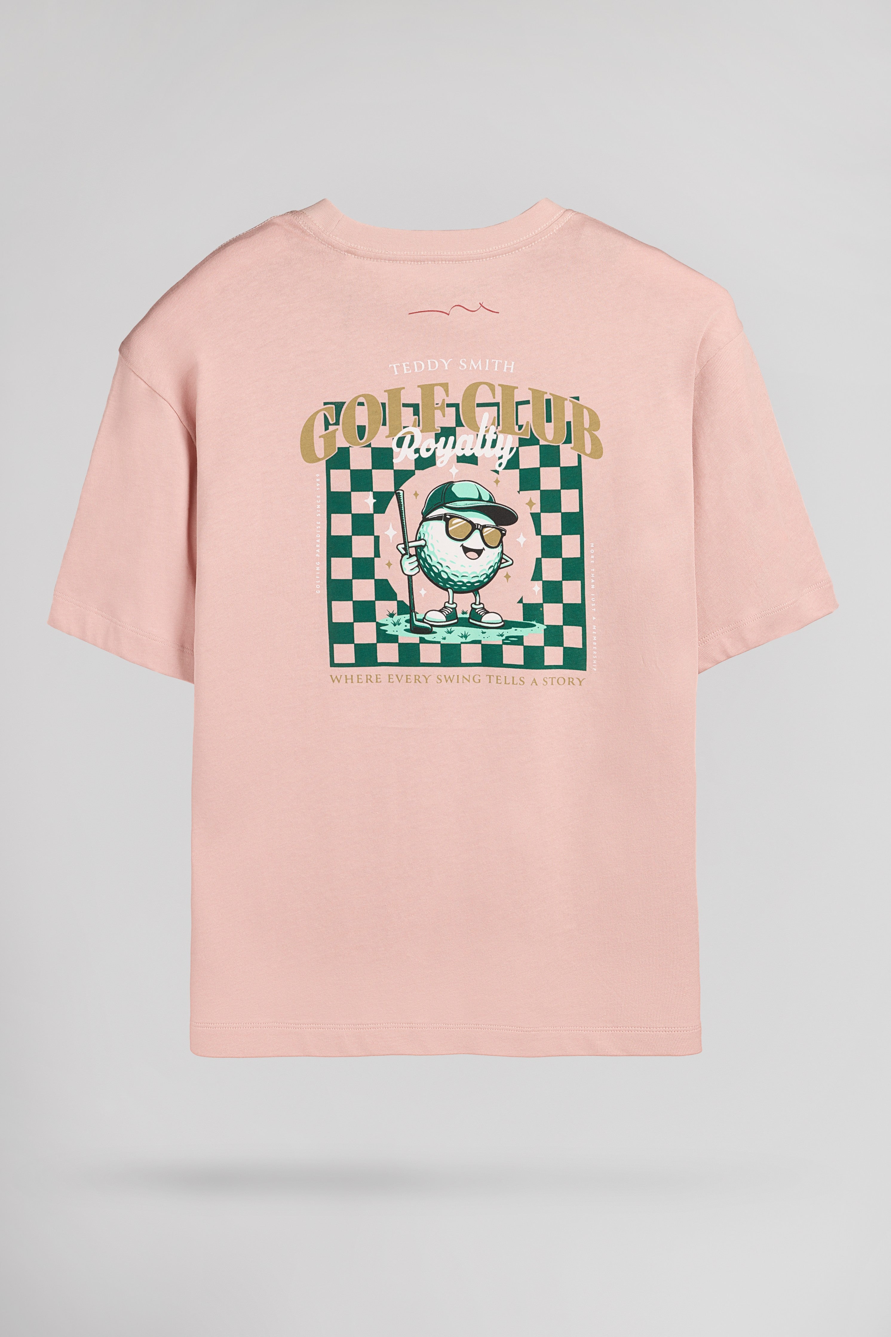 Teddy Smith T-Damien MC JR t-shirt rose pastel garçon