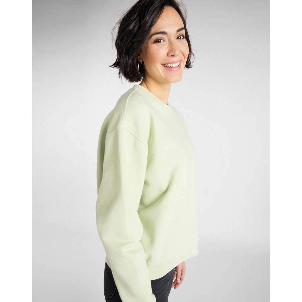 Lee Crew sweat femme col rond molleton coton